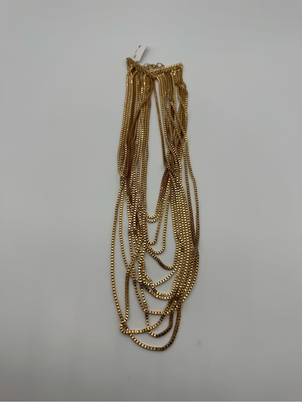 Gold Multi-Chain Layered Necklace - Picture 9 of 9